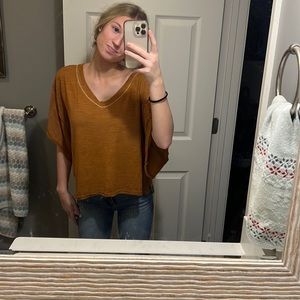 free people tshirt very oversized. up for offers!!